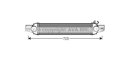 AVA QUALITY COOLING Интеркулер FT4388